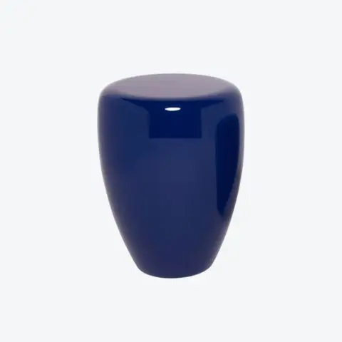 Dot Persian Blue Side Table - Medium, Glossy