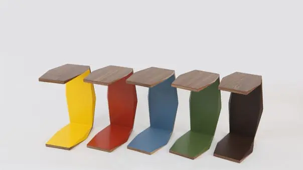 Origami C occasional table by Nada Debs