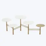 Table Basse Pebble Blanche