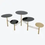 Table Basse Pebble Noire