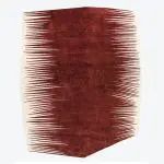 Tapis Peigne 2 Bordeaux
