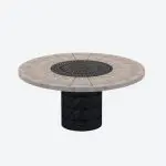 Circular Mosaic Dining Table