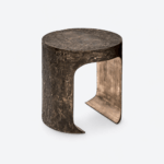 Hellmet Side Table Natural Bronze