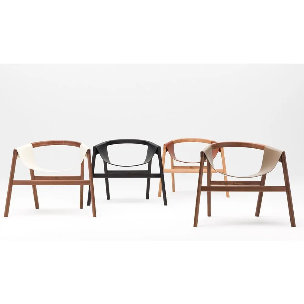 The Invisible Collection Lio Console David Haymann Walnut Nuyer Chêne Oak Leather Cuir