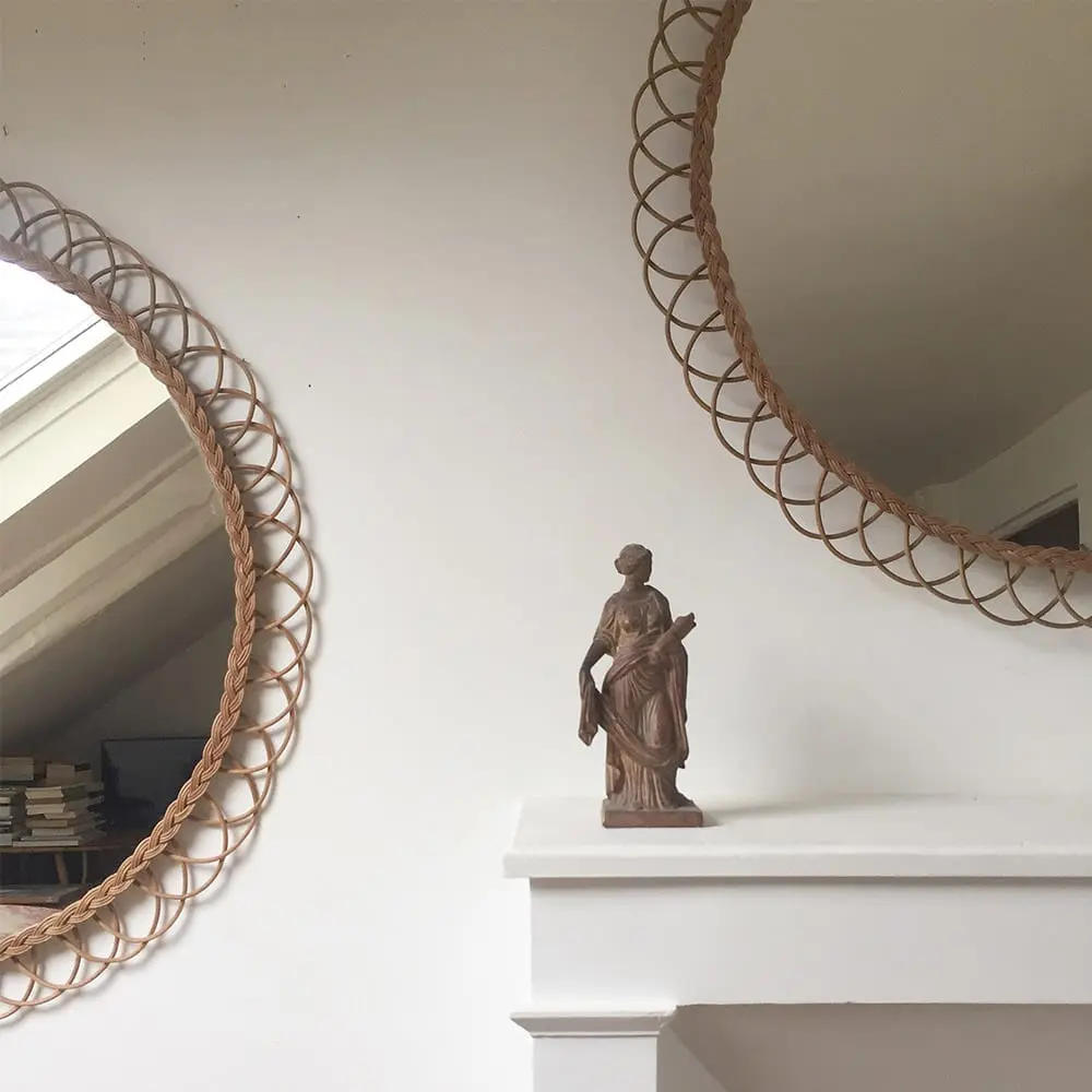 The Invisible Collection Atelier Vime Flower Mirror