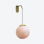 King Sun Wall Lamp Murano Pink