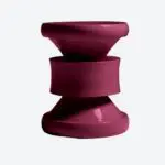 Tabouret Barth Les Intemporels Rouge Vigne