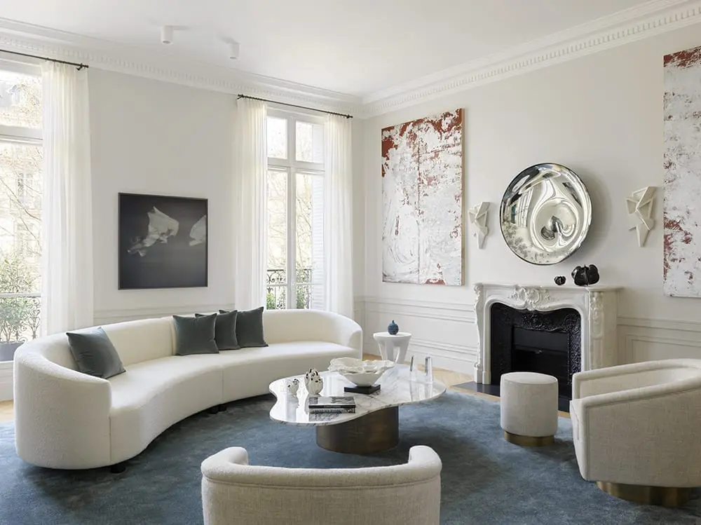 White Shadow Coffee Table by Damien Langlois-Meurinne, DLM