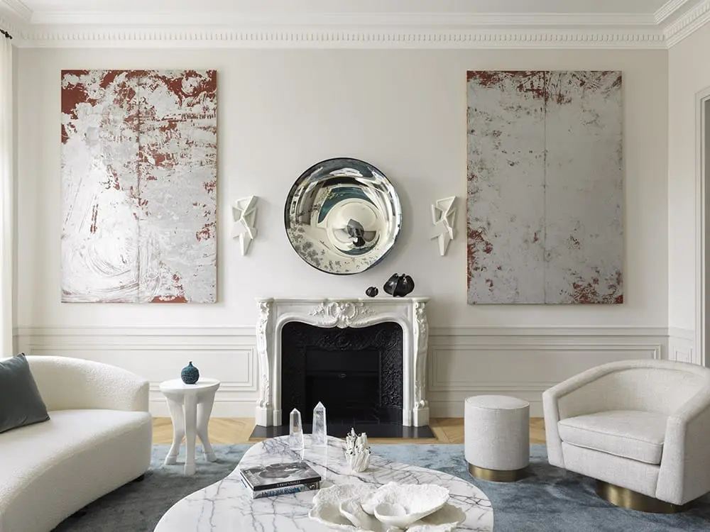 White Shadow Coffee Table by Damien Langlois-Meurinne, DLM