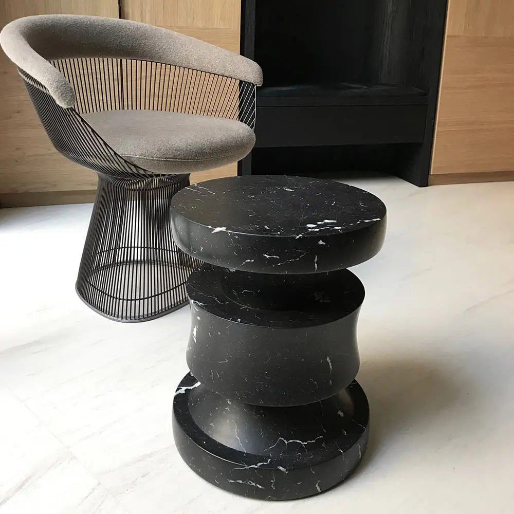 TheInvisibleCollection_LeBerreVevaud_BarthStoolBlackMarble_1