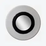 Miroir Blanc Cassé