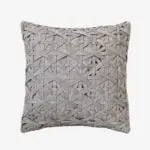 Diamond Small Weave Gris Clair Housse de Coussin