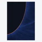 Tapis Eclipse Noir et Bleu