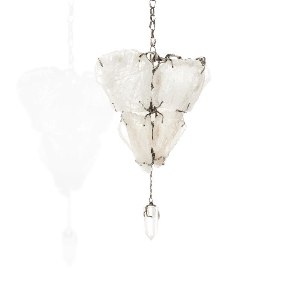 InvisibleCollection_Goossens_Brutalist_Chandelier_Silver