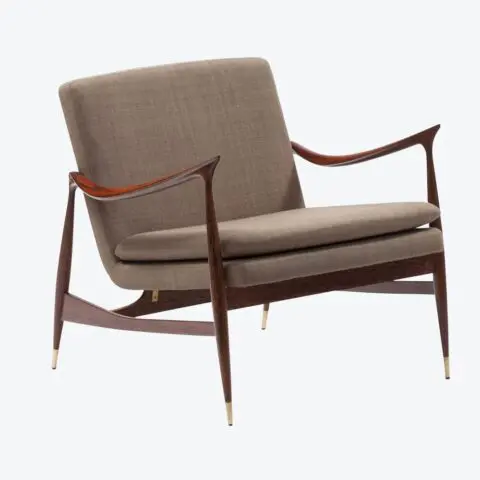 Dinamarquesa Armchair - Etel, Camurça - Vanilla