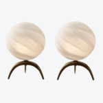 Lampes Tripode Planète Blanche LEM