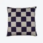 Pair of Hot Still Scale Blue Cushions