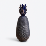 Vase Bleu Métallique