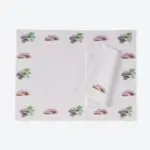 Ikat green Placemat & Napkin