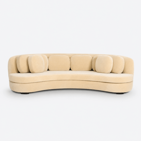 Saint Honoré Sofa - Saint Honoré 320, Pierre Frey, Louison - Crème