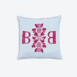 Coussin Cachemire Bleu Ciel & Kahlo