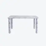 Sunday Dining Table White Marble