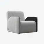Oscar Armchair Black Tinted Oak
