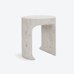 Hellmet Side Table Travertine