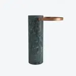 Salute Table L Green & Copper