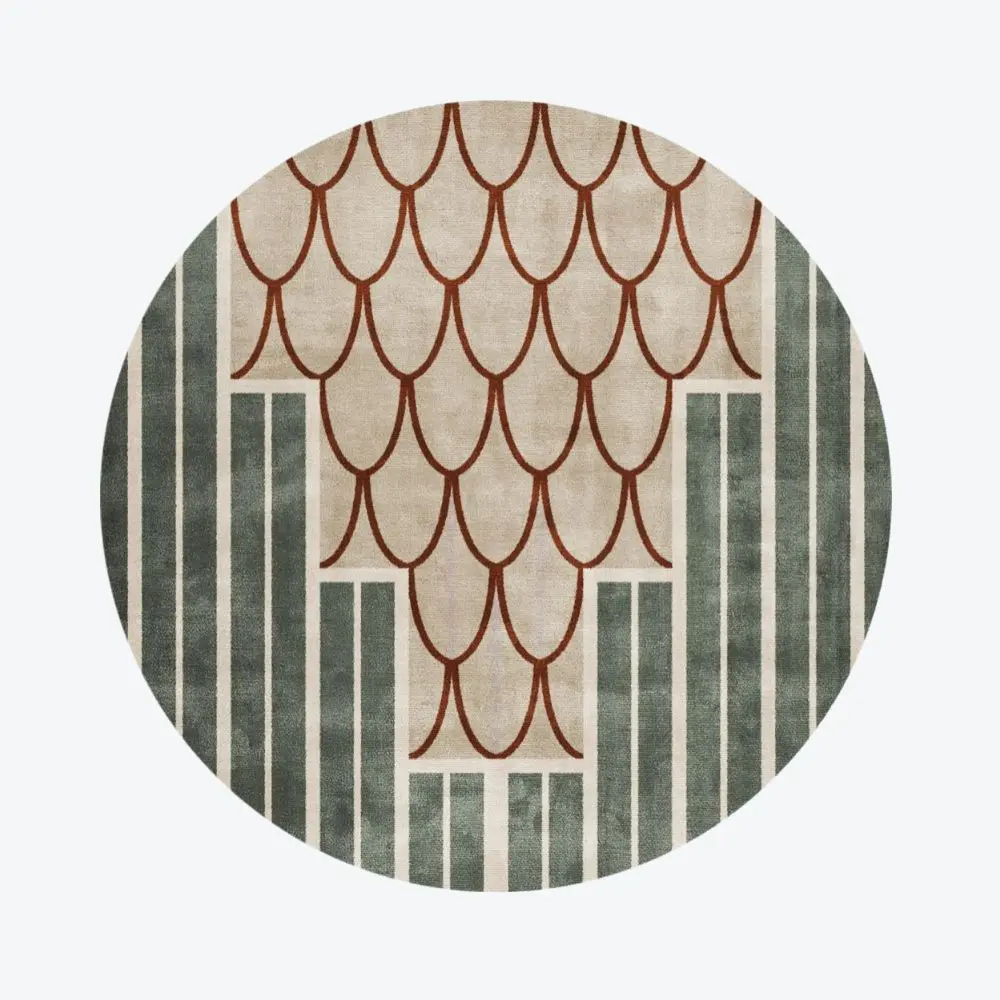 Ecaille Rug Green