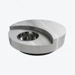 T.R.G. Revolving Coffee Table Silver