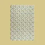 Leopard Print Green Throw Queen