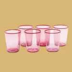 Set de 6 Verres Roses Spring