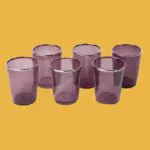 Set de 6 Verres Vaso Améthyste
