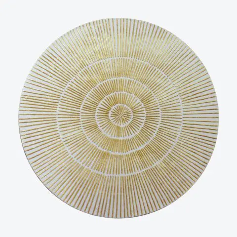 Zenith Round Rug - Bamboo, Gold, Enter your dimensions below