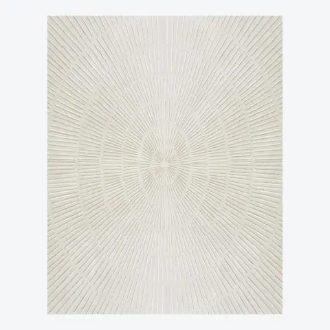 Zenith Rug 3 - Silk, Off-White, Standard dimensions