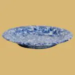 Round Dessert Plate Blue