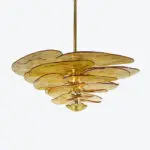 Lilypad Chandelier Amber