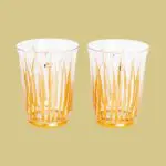 Set of 2 Candle Holders Gold