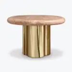 Table D’Appoint Eclipse Miroir Bronze