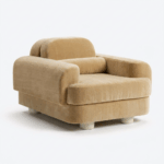 Fauteuil Fumoir Tissu