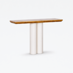 Twin Console Wood Lacquer