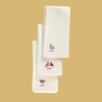 Set Of 3 Bird Napkins Red