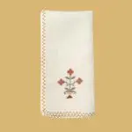 Serviette Bouquet Bois de Rose