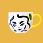 Small Yellow Handle Mug
