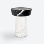 Jelly Side Table Marquina Nero Marble