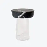 Jelly Side Table Marquina Nero Marble