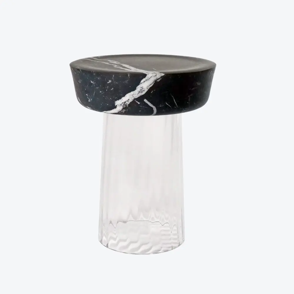 Jelly Side Table Marquina Nero Marble