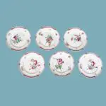 Set de 6 Grandes assiettes Lunéville
