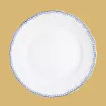 Assiette à Diner Bouclette Bleue